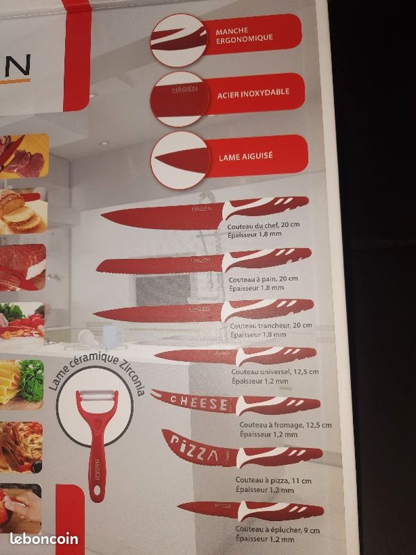Set de couteaux de cuisine (image 3)