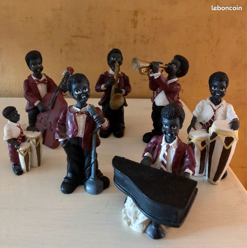 Lot de Personnages déco 7 musiciens (image 1)