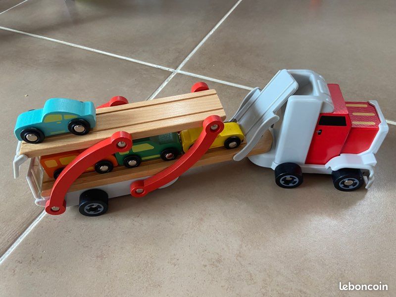 Camion et voitures bois (image 1)