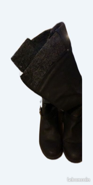 Vend bottes noir (image 1)