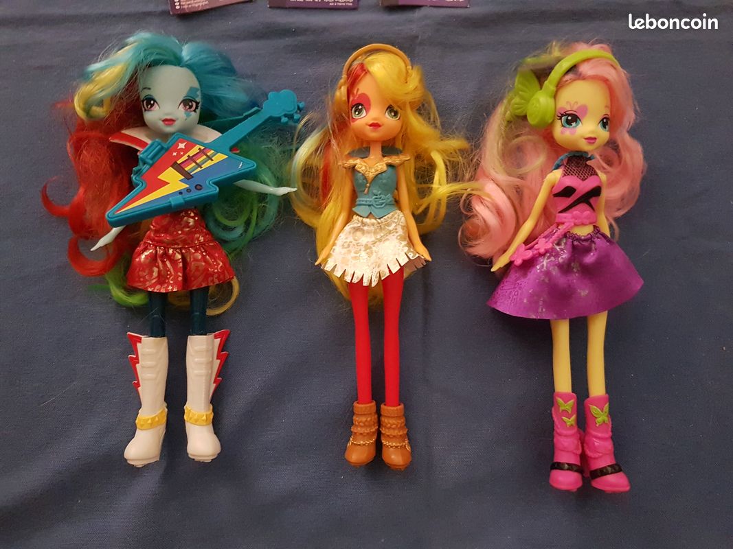 Lot De 3 Poupées My Little Pony Equestria Girls Hasbro