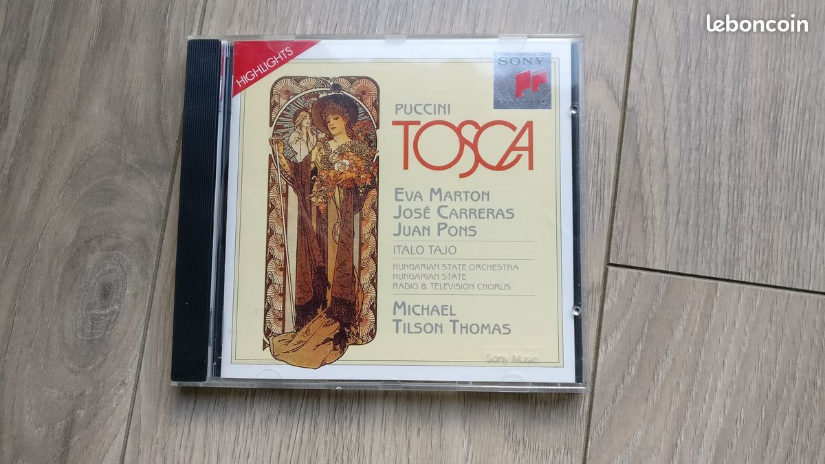 Tosca Puccini, Eva Marton, José Carreras, Juan Pons (image 1)