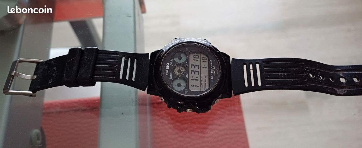 Montre vintage Casio TGW-10 Tri-Graph module 827 (image 2)