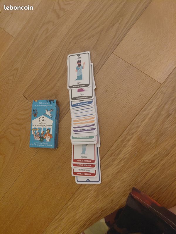 Jeu De Cartes Mythologique Français Au Portrait De Fantaisie Dit Cartes Heroiques 26520f