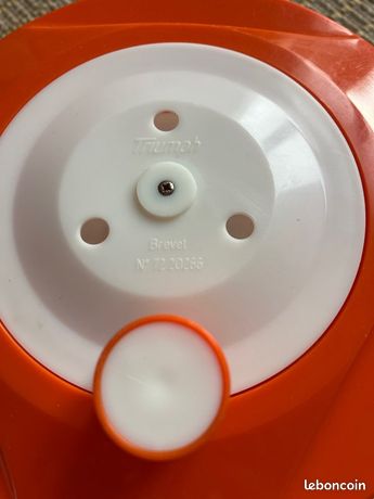 Essoreuse à Salade Vintage Orange - Grande Taille Pour Collectivité - Sans Marque