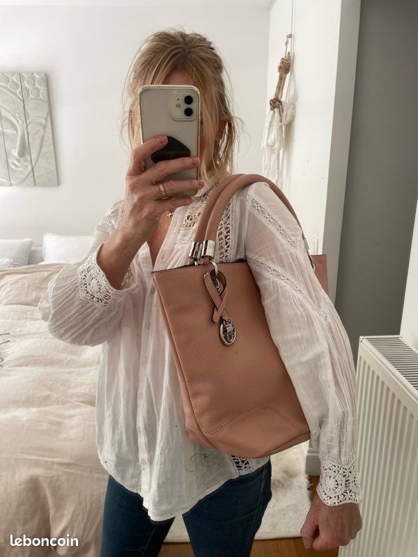 Sac Lancel French Flair rose (image 4)