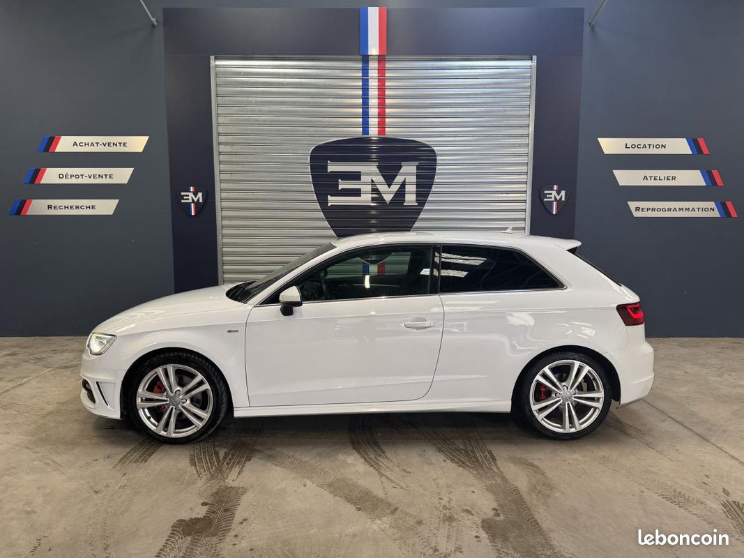 AUDI A3 S-Line Quattro 2.0 TDI 184CH BV S-tronic / CARPLAY / Radar Avant & Arrière / (image 5)