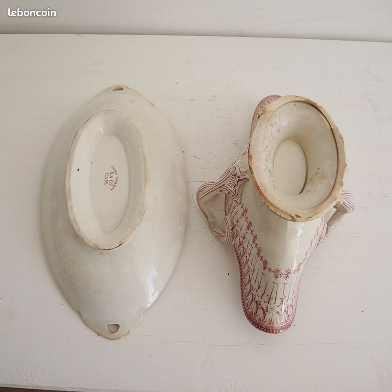 Ancienne Saucière Creil & Montereau - Flora Rocaille (image 4)