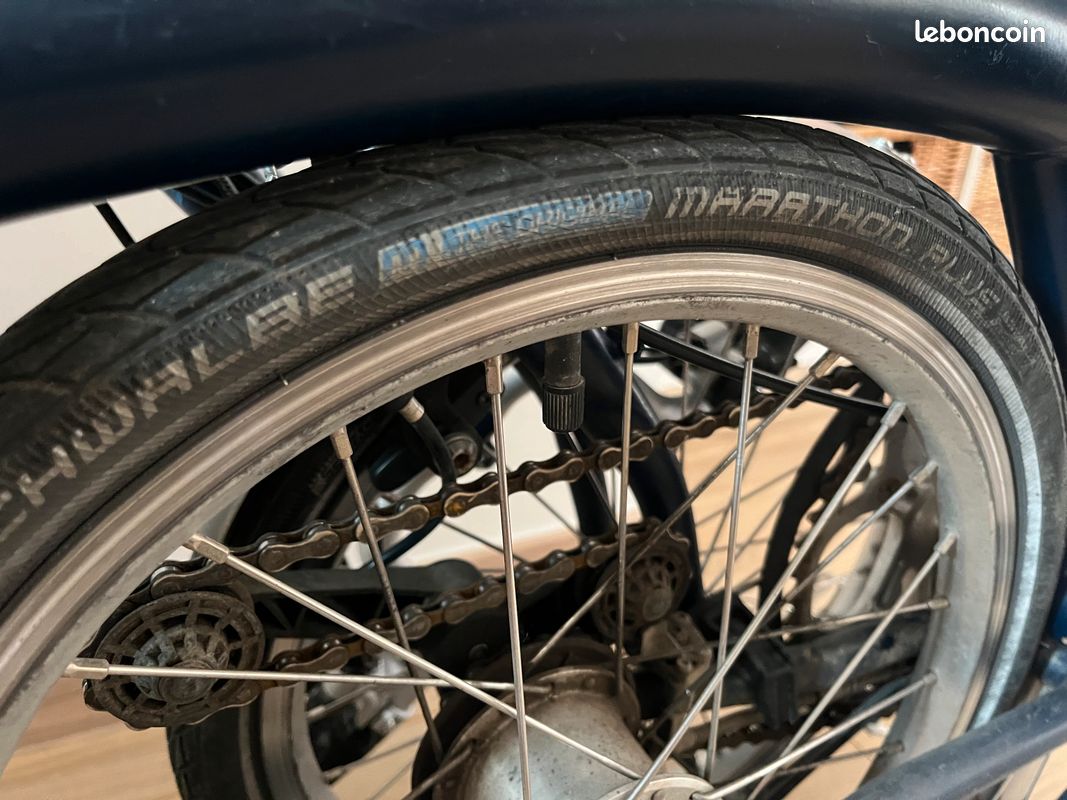 Brompton - C-Line M6L Bleu (porte bagage + Marathon Plus) (image 7)