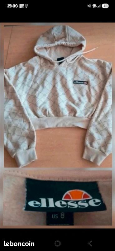 Sweat Capuche Femme ELLESSE TORICES OH SGC03244 Jaune Foncé