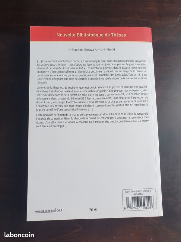 La charge de la preuve en droit civil (image 2)