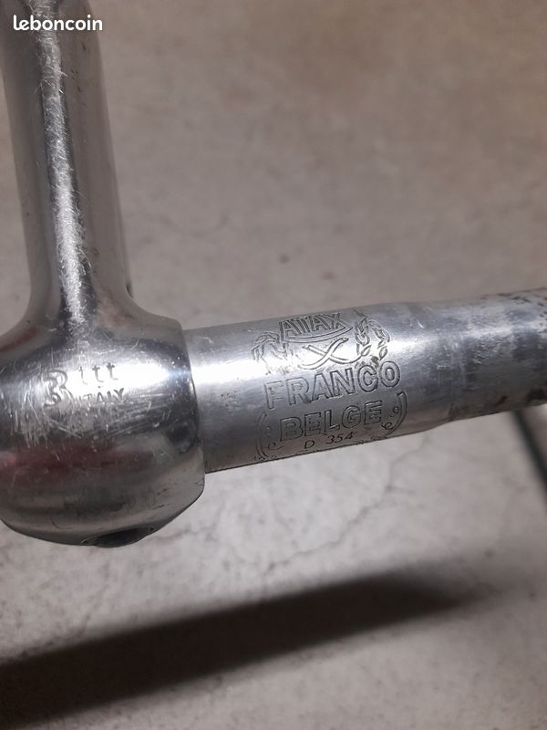 Guidon DFV + Potence Alu – Vélo De Course Ancien – Fabrication Française – Occasion