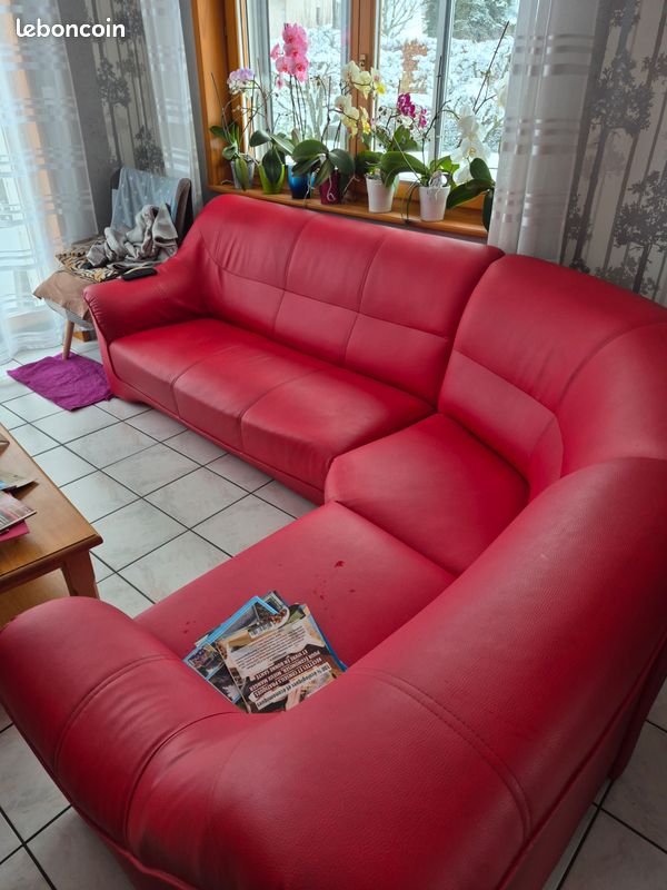 Banquette d angle simili cuir (image 2)