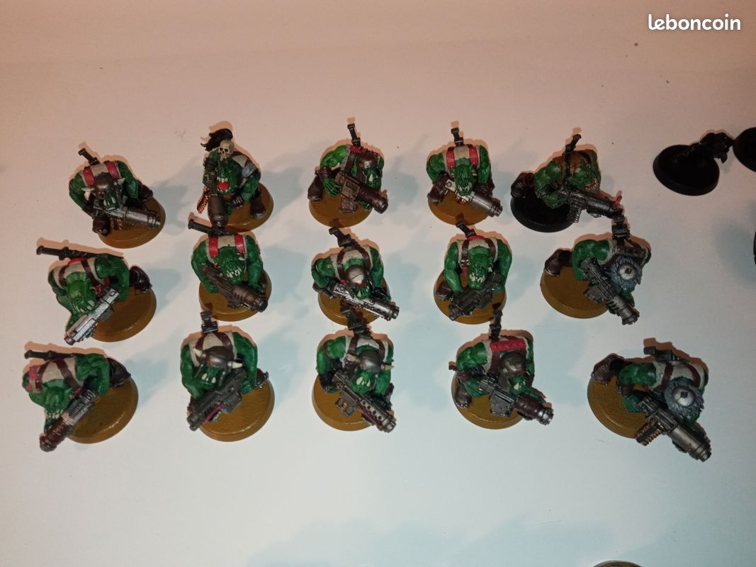 Armée Orks Warhammer 40k – Environ 1000 Points – Occasion
