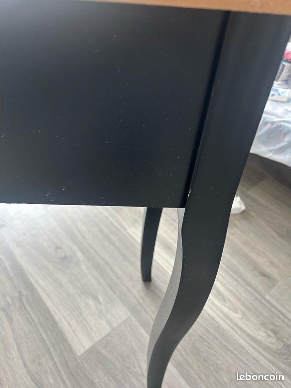 Console Atmosphera Chrysa noir et bois (image 5)