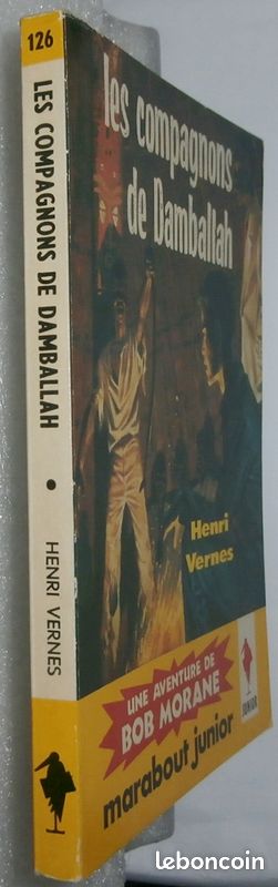 Bob Morane Marabout Junior "LES COMPAGNONS DE DAMBALLAH" Henri Vernes (image 3)