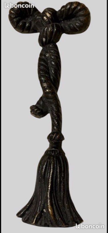 Lot De 3 Embouts/glands Rideaux En Bronze Doré – Style Ancien Pour Cordons