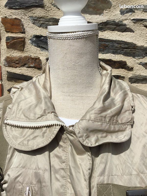 Imper froissé Et Dieu créa la Femme Beige, Taille 40 (image 4)
