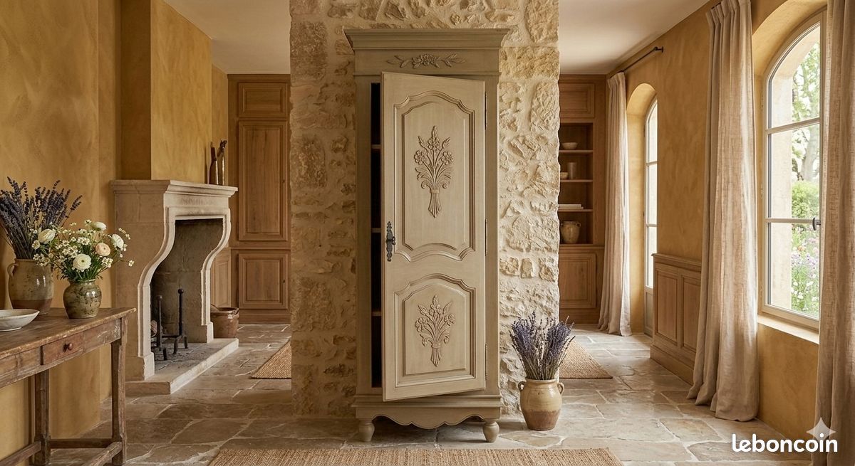 Bonnetière Romance Interior's Taupe Vieilli Style Provencal (image 2)
