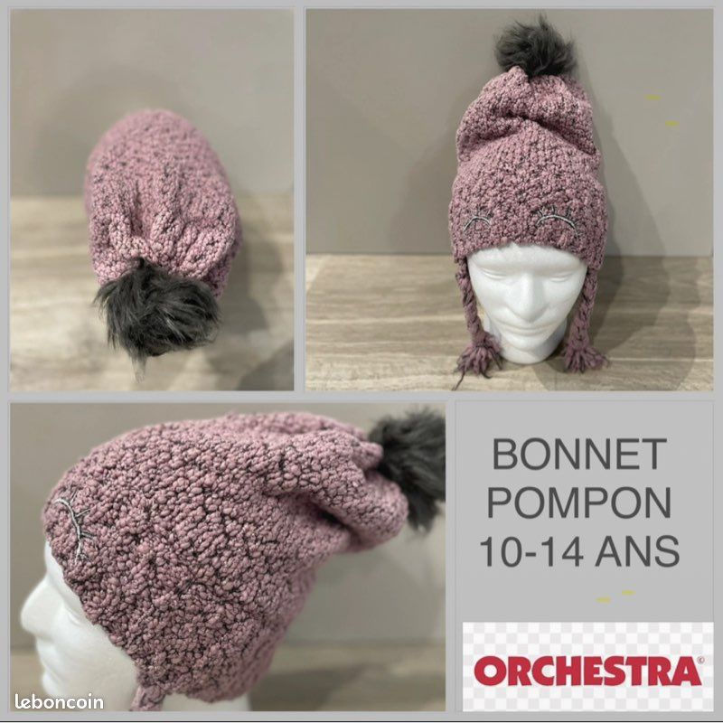 Bonnet polaire 10-14 fantaisie fille Orchestra ski, sports d'hiver