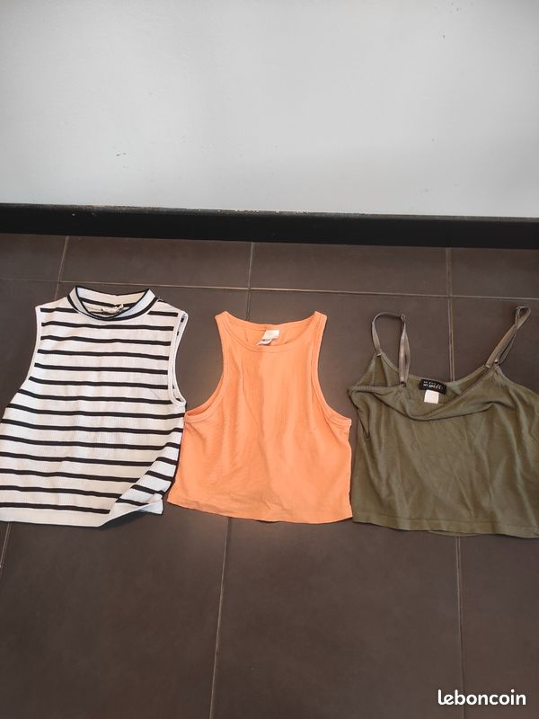 Lot de 3 débardeurs femme taille m (image 1)