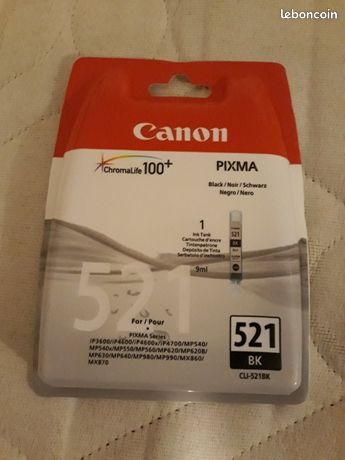 Cartouche encre 521 imprimante Canon Pixma