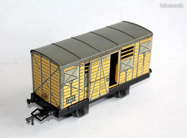 Hornby 1/87 ho 701, 7010 wagon tombereau a claires voie transport betail animaux sncf / neuf - Collection
