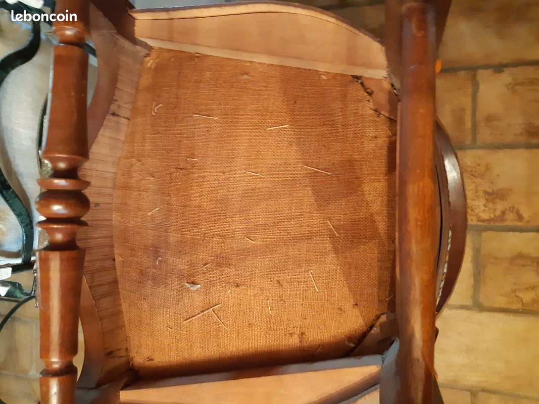 3 chaises anciennes louis philippe en acajou (image 2)