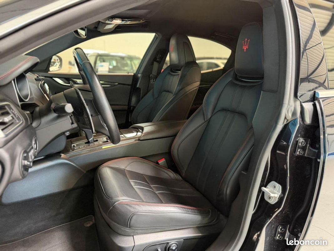 MASERATI GHIBLI 3.0i V6 350 BVA GRANSPORT PACK CARBONE (image 8)