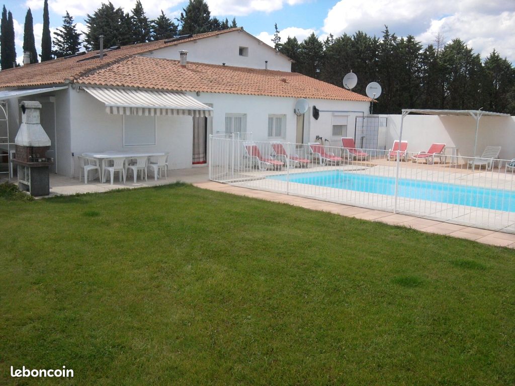 Jolie villa pour 8 pers à la campagne. Piscine sécurisée, jardin, clim (image 5)