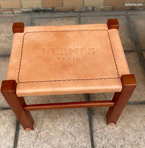 Tabouret en cuir Hermès (image 2)