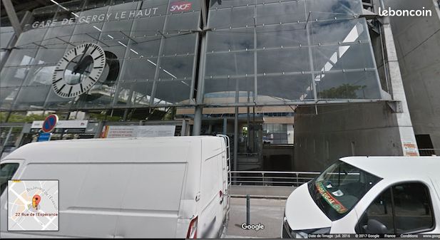 Place parking sécurisée gare Cergy-le-Haut · 60 €/mois