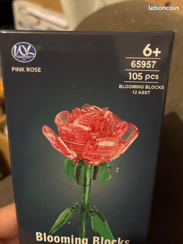 Jeu De Construction Fleurs En Briques - Pour Enfants 7-8 Ans - Neuf - Thème Décoration