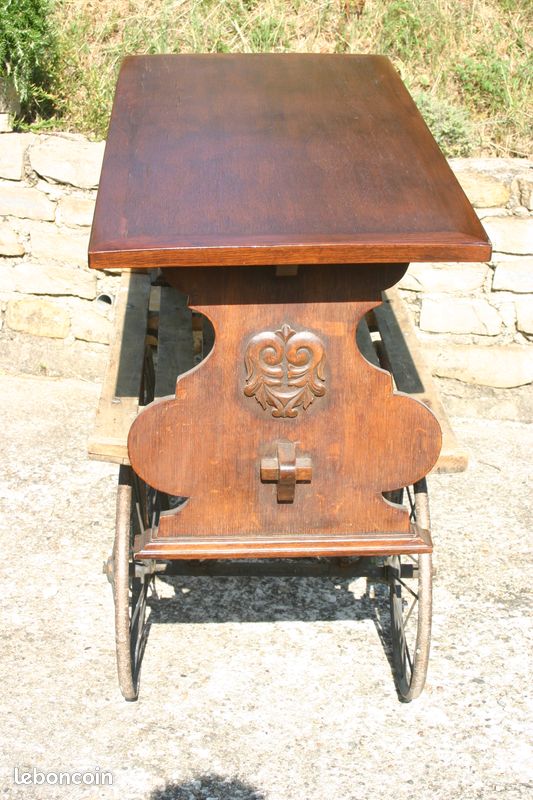 Table massive basse à 50 cm (image 1)