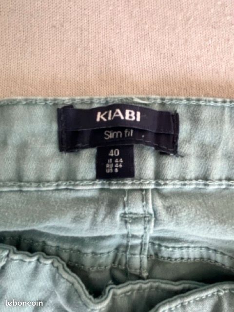 3 pantalons femme slim "type chino" (image 4)