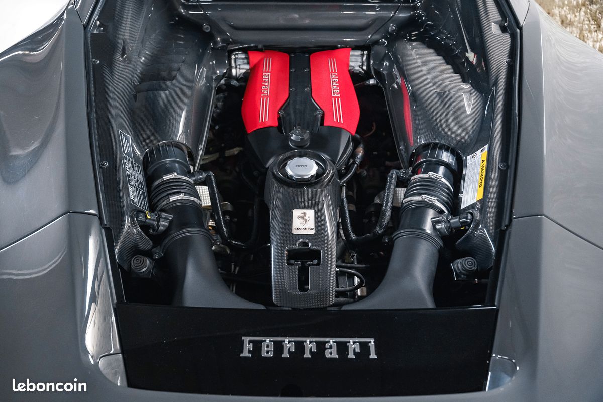 Ferrari 488 GTB V8 3.9 670 - Kit esthétique Novitec, très bien optionnée - A partir de 1.610e / Mois - Sort de révision Pozzi (image 8)