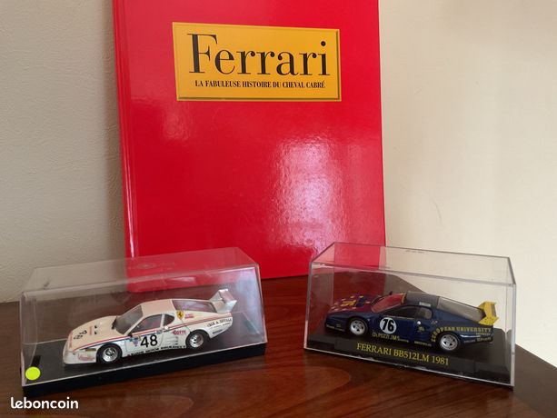 Autocollants Ferrari 512 BB Le Mans 1981 – Calques Détaillés Pour Maquettes 1:18, 1:24, 1:32, 1:43