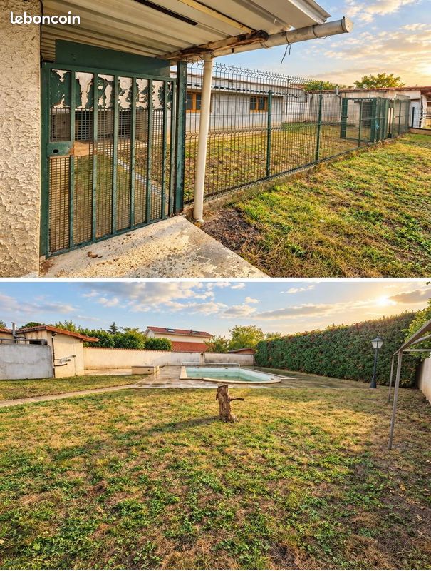 Maison familiale 5 pièces, piscine, terrain 1316 m² – Pusignan beau potentiel (image 4)