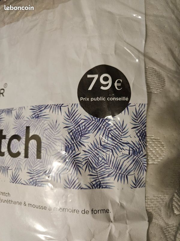 Oreiller mémoire neuf les deux 28 euros neuf (image 1)