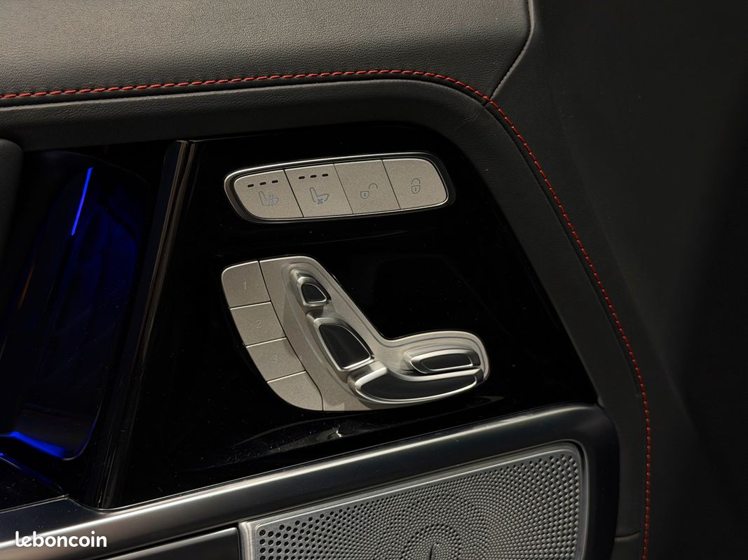Mercedes benz classe g63 4.0 585 v8 4-matic + amg suivi mercedes - volant carbone - caméra 360° - toit ouvrant - ecran arriere mbux - carplay - pack interieur manufaktur - attelage - immat france (image 17)