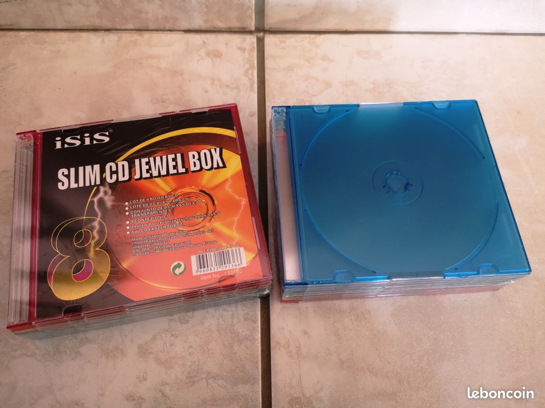Boites CD slim vides (image 1)
