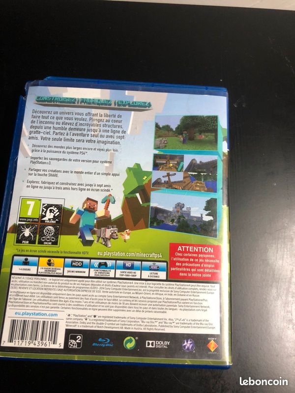 Minecraft ps4 bon état (image 4)