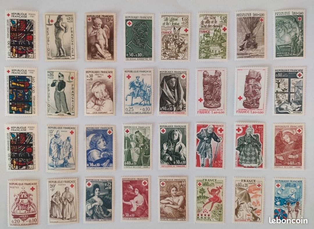 France 1961 – Timbre Croix-Rouge – N° 1376-1377 – Neuf Avec Gomme ** MNH – Qualité Prophila