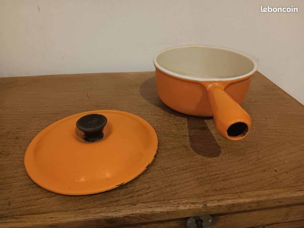 Casserole le creuset fonte émaillée orange diamètre 16 cm (image 7)