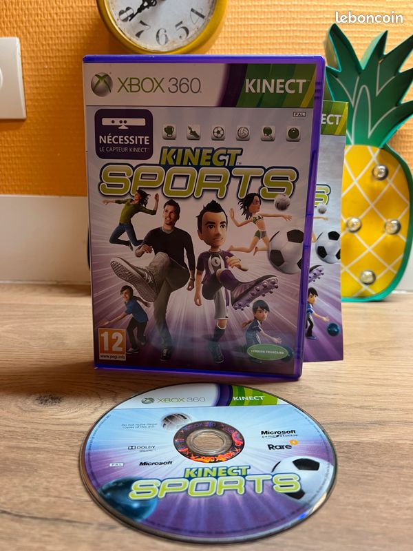 Jeu Kinect Sports – Microsoft Xbox 360 – Complet, Très Bon état (PAL)
