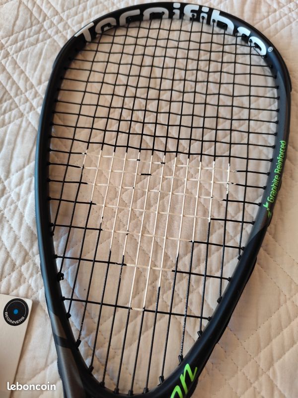Tecnifibre SUPREM 125 CurV Raquette de Squash Adulte Unisexe, Noir
