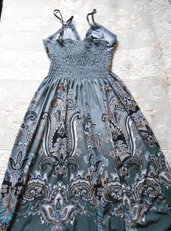 ROBE A BRETELLES maille fluide 40 (image 2)
