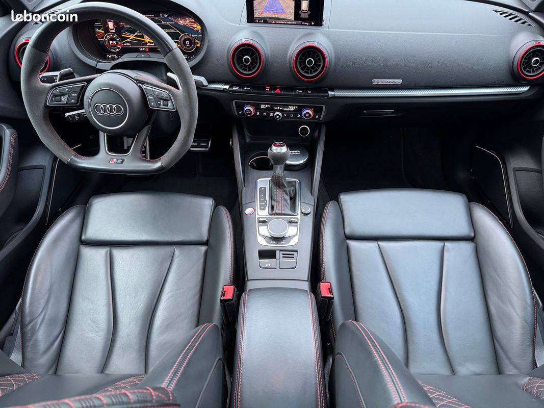 AUDI RS3 SPORTBACK 2.5 TFSI 400 QUATTRO S TRONIC Toit Ouvrant Bang & Olufsen Keyless Suivi Audi Garantie 12 mois (image 2)