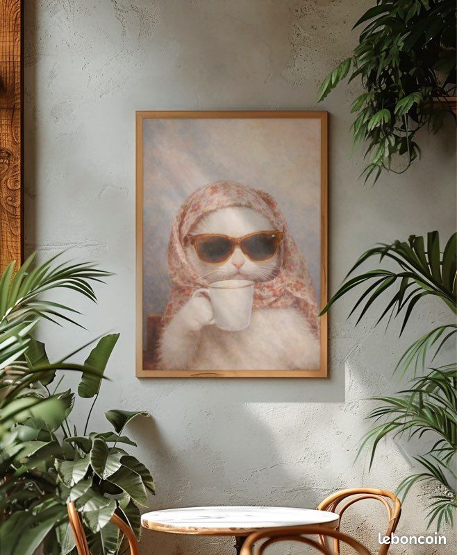 Petit Tableau Décoratif Italien Vintage - Made In Italy - Décoration