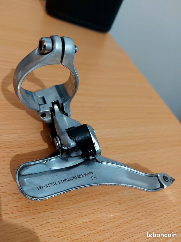 Dérailleur Avant Shimano Deore XT FD-M737 VTT - 8 Vitesses - Tirage Haut - Japon